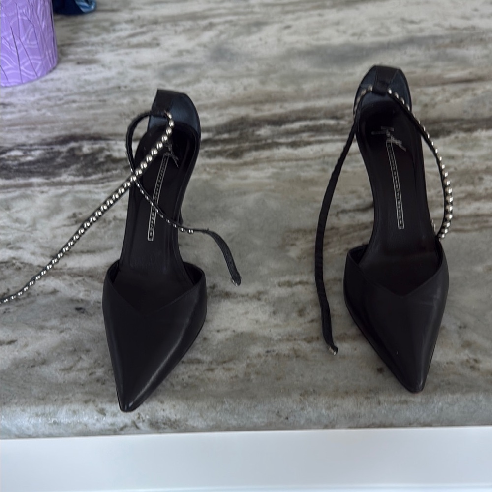 Elegant Black Designer Women's Heels